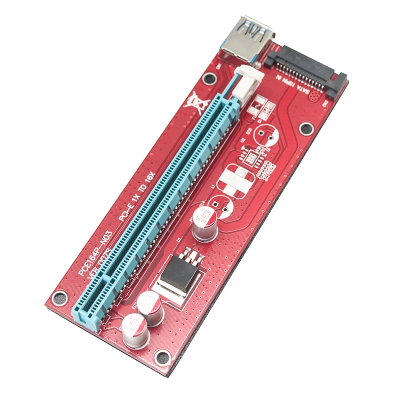 VER007S Карта адаптера PCI E Express PCIE 1X–16X USB3.0 Удлинительный кабель с изображением