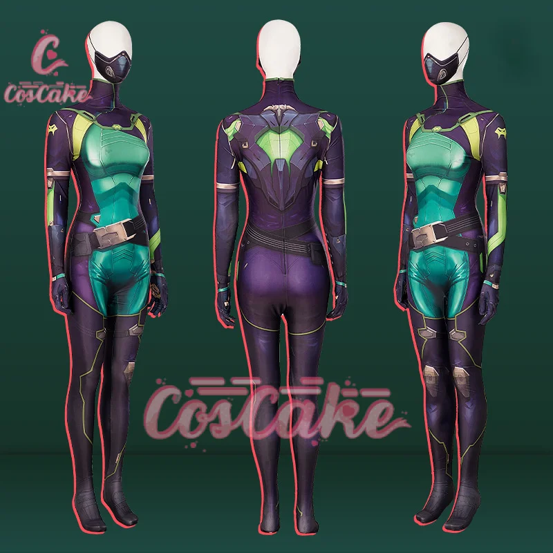 Женский костюм для косплея по мотивам игры валорант