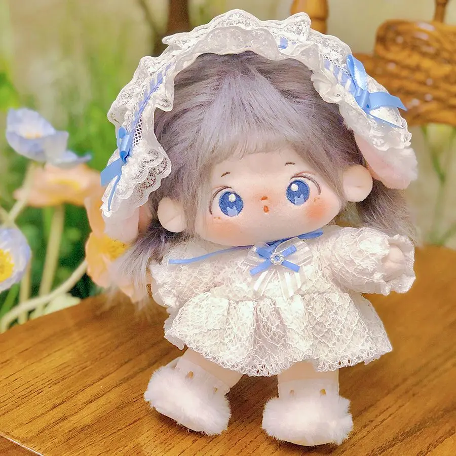 

Original Lovely Lamb and Bear Suit Costume No Attribute 20cm Plush Stuffed Doll Change Clothes Outfit Toy Cosplay Kpop Xmas Gift