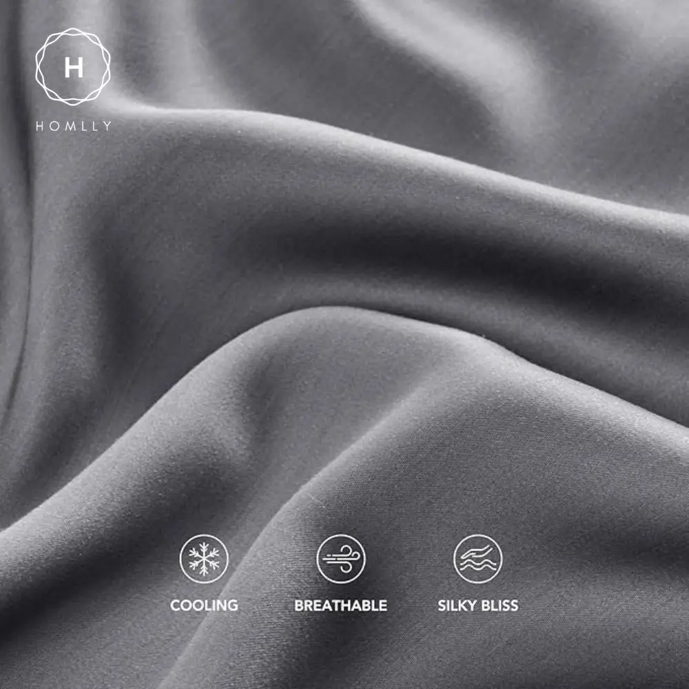 Домашний Комплект постельного белья Jongii из тенсела Подушка Семейный комплект (3/4