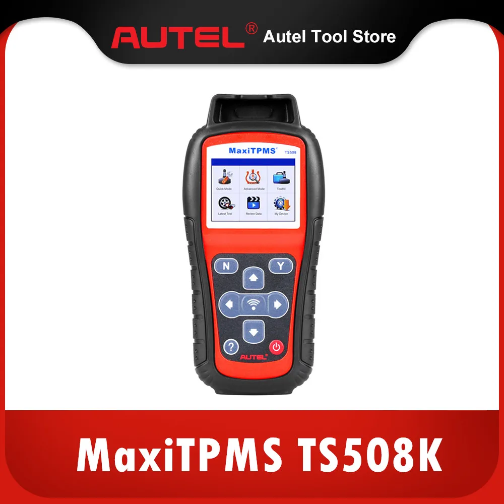 Система контроля давления в шинах Autel MaxiTPMS TS508K, сброс TPMS, сменный инструмент с 8 датчиками для ПК
