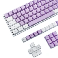 110 key thick pbt double shot purple white diy xvx profile keycaps kit backlit key cap cherry mx for mechanical gaming keyboards