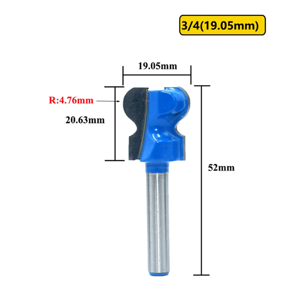 

Milling Cutter Router Bit Woodworking 15.9mm 19.05mm 22.2mm 6.35mm Shank