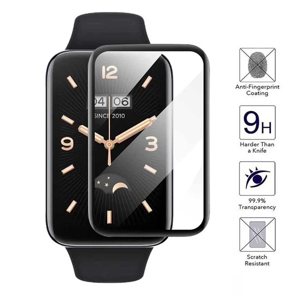 

For Xiaomi Mi Band 7 Pro Full Cover Protector Anti-scratch Screen Protector Smart Watch Film Curved Flexible Hydrogel Film