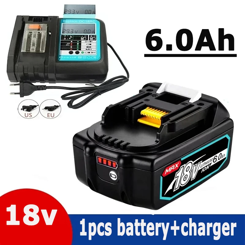 Литий-ионный перезаряжаемый аккумулятор для Makita 18 в 6 Ач