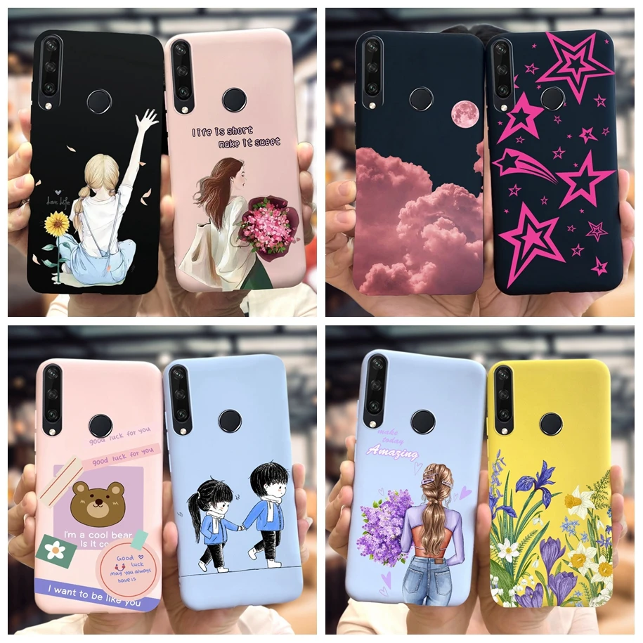 Чехол для Huawei Y6P 2020, модный тонкий мягкий силиконовый чехол с рисунком, задняя крышка для Huawei Y6p MED-LX9 Y 6P, чехол для телефона