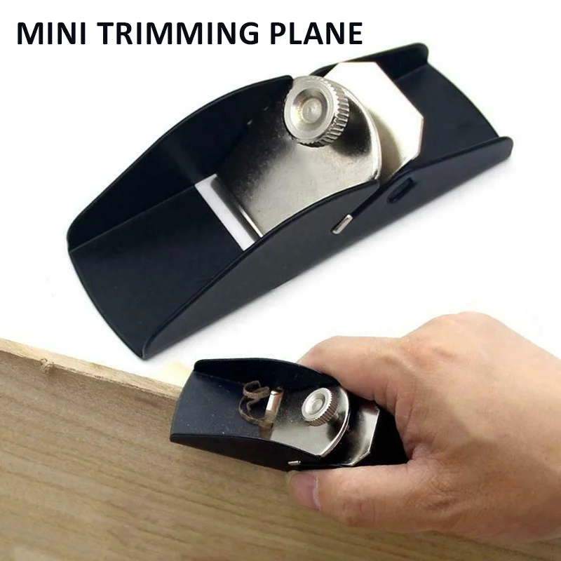 Woodworking Mini Wood Trimming Plane Hand Planer Carpenter Tool Cutting Edge