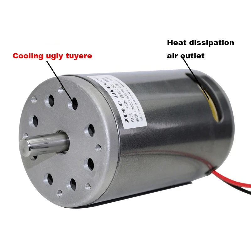 DC 220 В 350 Вт 680 высокоскоростной вращающийся подшипник двигателя по часовой/против