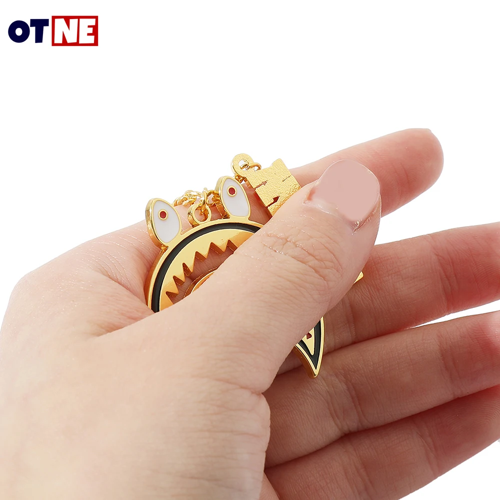 

Big Shark Necklace Pendant Men Street Culture Titanium Fashion Trendy WGM Letter Chain Necklace Man Rapper Jewelry Gifts