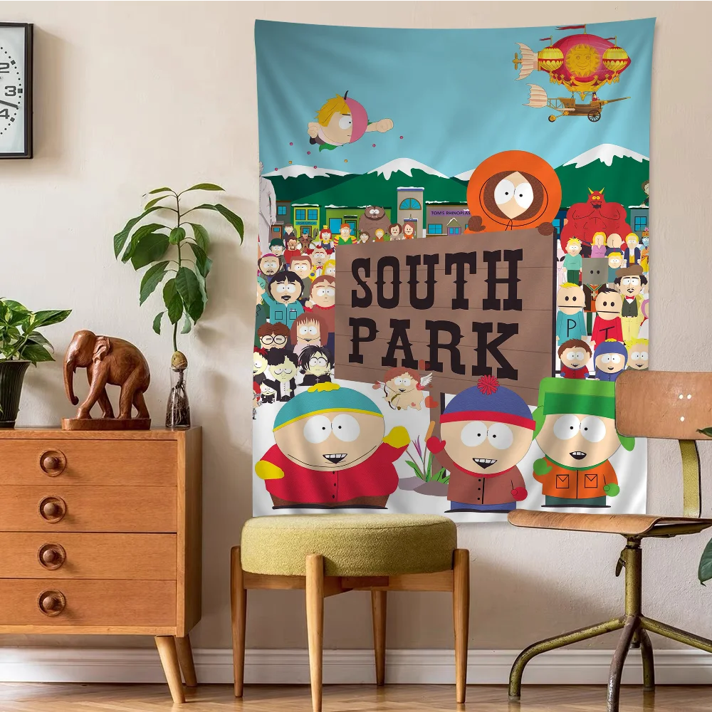 Мультяшные S-South P-искусственные богемные настенные гобелены Мандала домашний