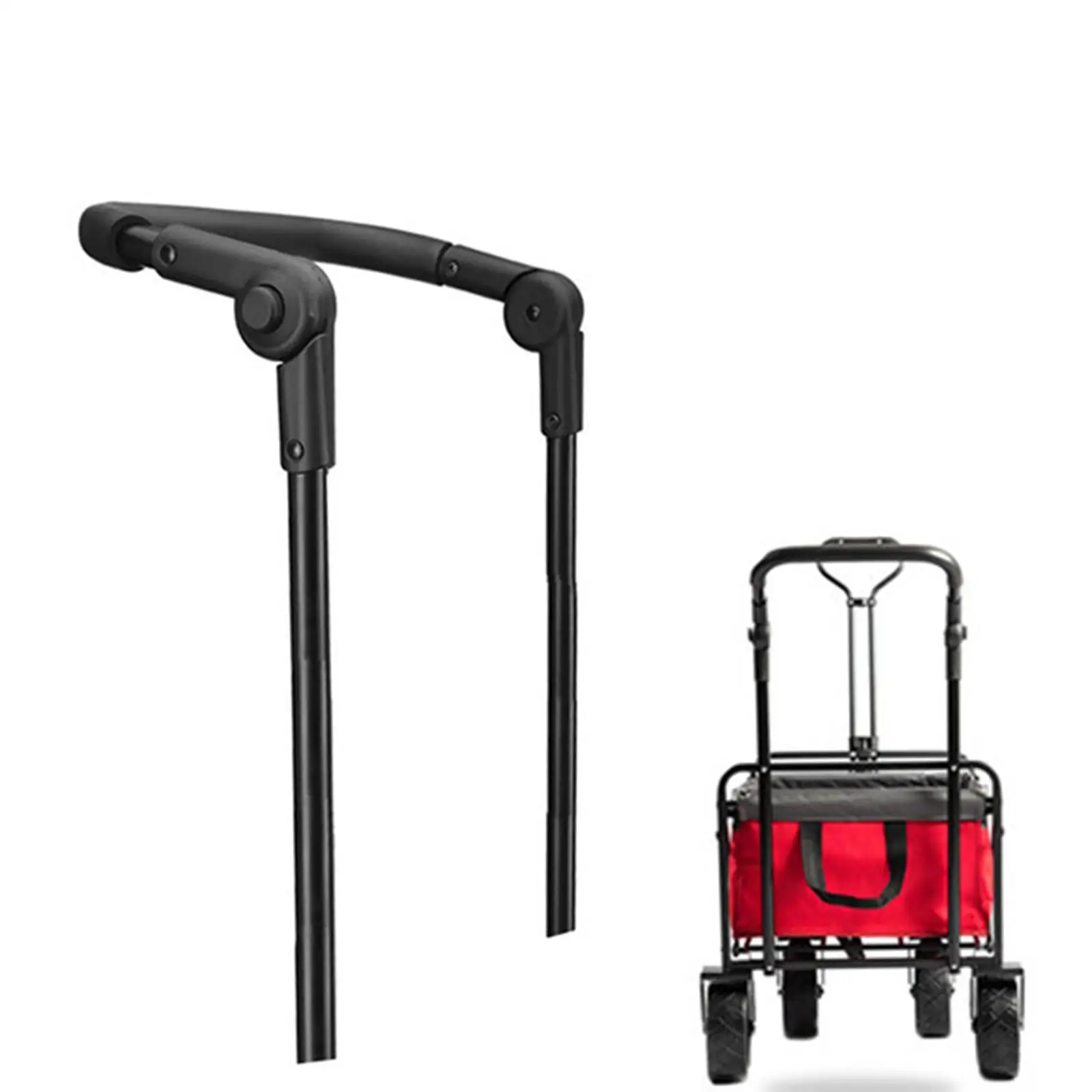 

Складная ручка с нажимом, легкий держатель, запасная часть, Поворотный шарнир для складной походной корзины, складная вагон-тележка, садовая корзина для покупок