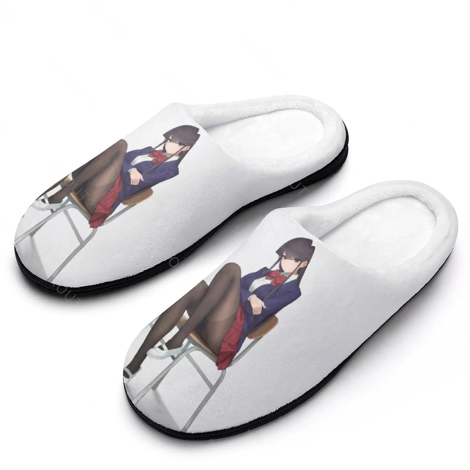 

Зимние теплые тапочки Komi Shouko (12) для мужчин и женщин, хлопковые нескользящие домашние тапочки для пар Сандаловые туфли на мягкой подошве