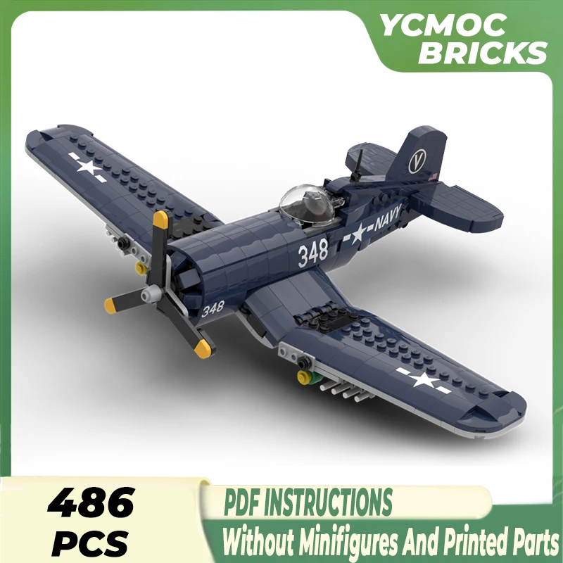 

Конструктор Moc F4U Corsair Fighter, военная модель, технические блоки, сборка «сделай сам», строительные игрушки для детей, праздничные подарки