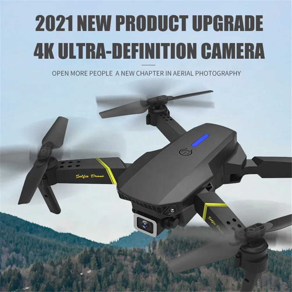 Складной Квадрокоптер Global Drone 2021 дюйма HD 4K 1080P Wi-Fi | Игрушки и хобби