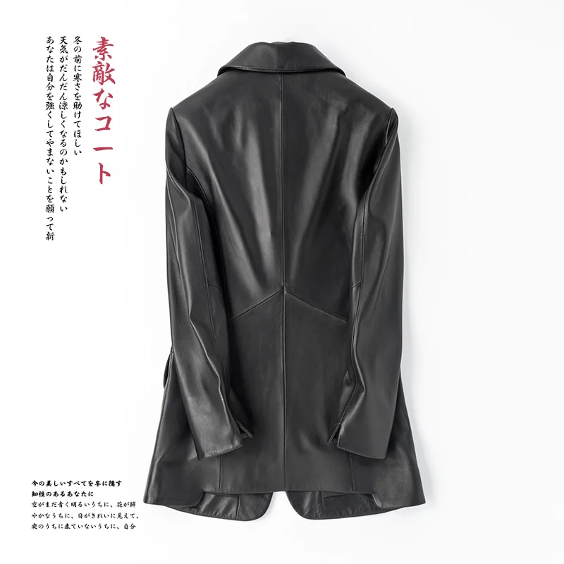 Куртка Tajiyane женская кожаная жакет из натуральной кожи одежда овчины осень 2020