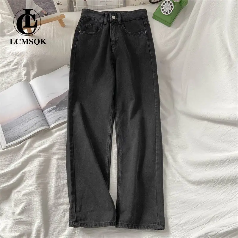 

Мешковатые джинсы, женские джинсы с высокой талией Y2k, уличная одежда, женские брюки, винтажная одежда, корейская мода, женская одежда, новые джинсы