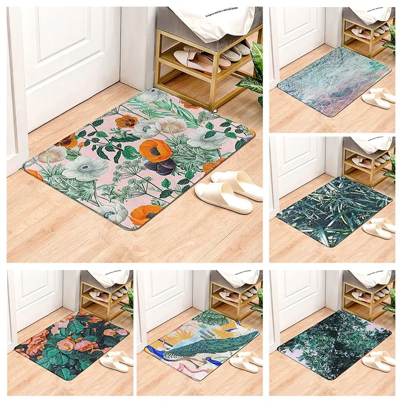 

Коврик для ванной в стиле бохо, коврик для туалета, маленький коврик для душа, декоративный Впитывающий Коврик для ног, коврик для входной двери, кухонный коврик, коврик для спальни