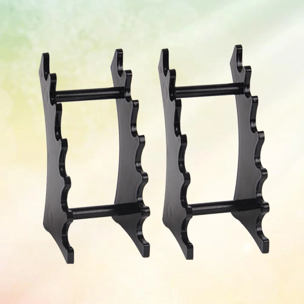 

2 Pcs Makeup Brushe Holder Cup Nail Brush Holder Make Brush Stand Desktop Stand Acrylic Pen Holder Grid