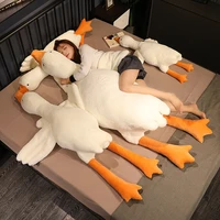 90cm wild goose doll for toy soft stuffed giant bird hug cuddly kids birthday gift simulation big wings duck plush long pillow
