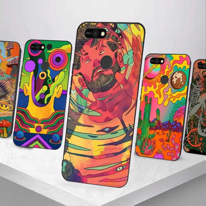 Чехол для Tecno POP 2F Модный чехол телефона Pop 2 F Pop2F/B1F бампер искусство искусства |