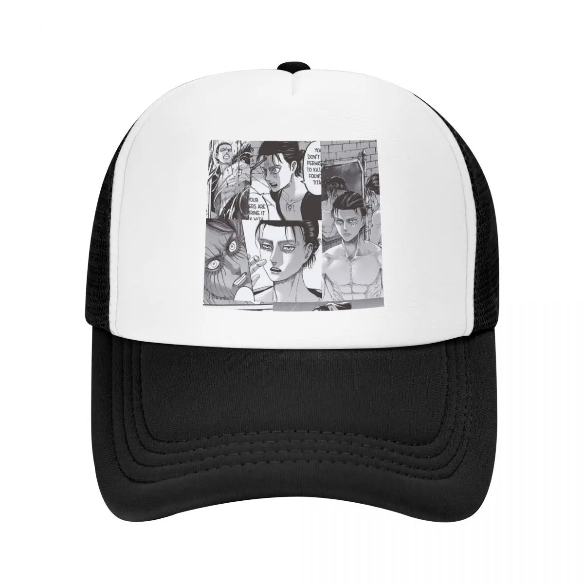

Eren Yeager Attack On Titan Fashion baseball cap Men's Cotton baseball cap Women's Beach Hat Summer Fashion Hat