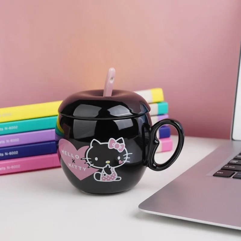 Керамическая кружка Hello Kitty аксессуары в стиле аниме Kt с принтом Ins