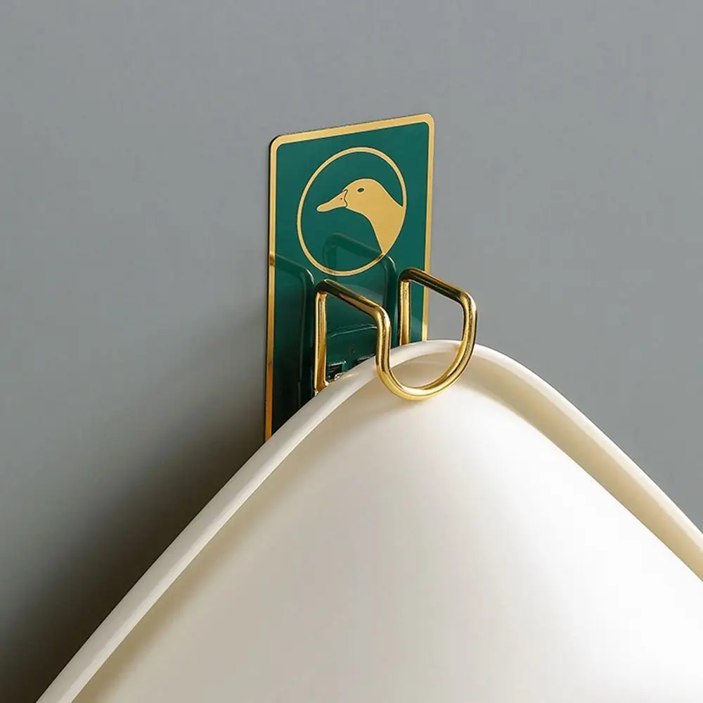 

Useful Wall-mounted Strong Load-bearing Home Bathroom Holders Punch-Free Washbasin Stand Washbasin Hook Hook Storage Rack