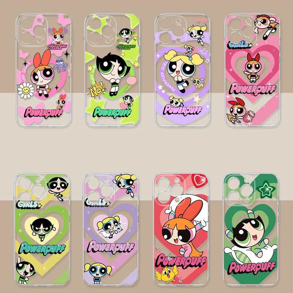Аниме P-Powerpuff G-Girls ЧЕХОЛ ДЛЯ VIVO Y100 Y76 Y75 Y53S Y51 Y50 Y36 Y35 Y28 Y27 Y22S Y21 V30E V29E V27 V25 V23 V23E V21E Cover