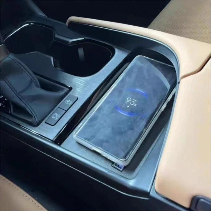Для Lexus ES ES200 ES260 ES300H 2022 2023 2024 15 Вт Автомобильное беспроводное зарядное устройство
