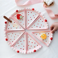 cake theme porcelain plate ceramic cat dinner dinner set plates and dishes square