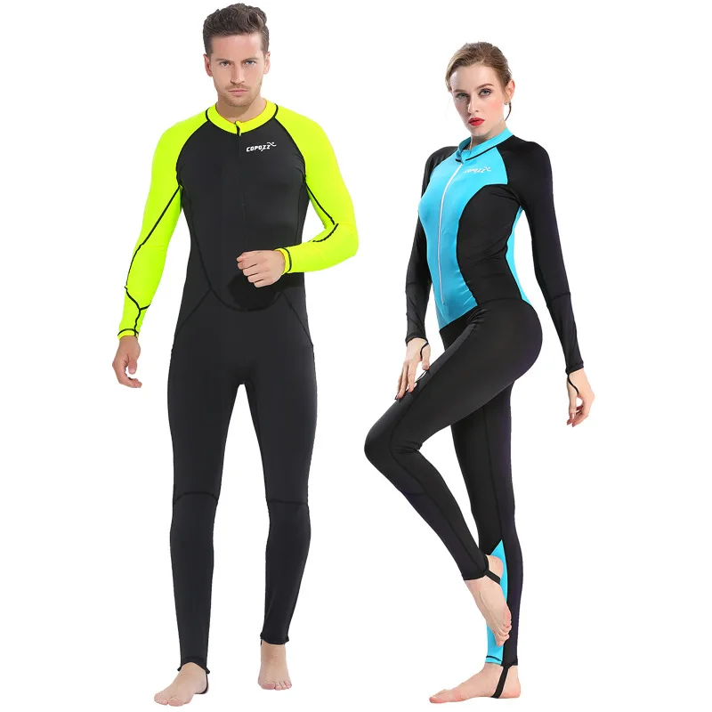 

Men Women One Piece Lycra Sun Protection Diving Suit UPF50+Anti-UV Surfing Jellyfish SwimWear Triathlon Wetsuit Beach Rash Guard