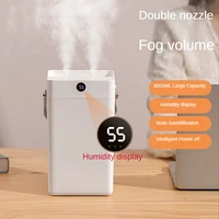 3000ml air humidifier essential oil diffuser humidity digital display aromatherapy portable humidifiers diffusers double nozzle