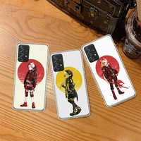 demon slayer tanjiro phone case for galaxy a02s a03s a12 a22 a32 a42 a52s a72 samsung a13 a23 a33 a53 a73 a50s a70s a10s a20s a3
