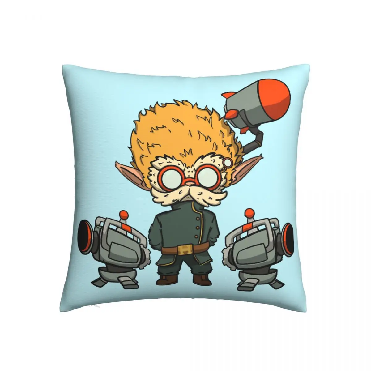 

Крошечная наволочка для подушки Heimerdinger, Arcane, LOL, рюкзак, Hugpillow, наволочки «сделай сам» с принтом, дышащий домашний декор