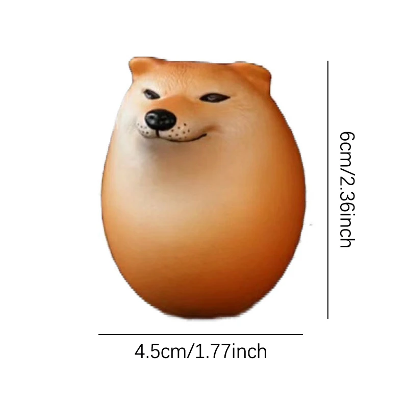 

TPXCKz Декоративная фигурка Shiba Inu из ПВХ