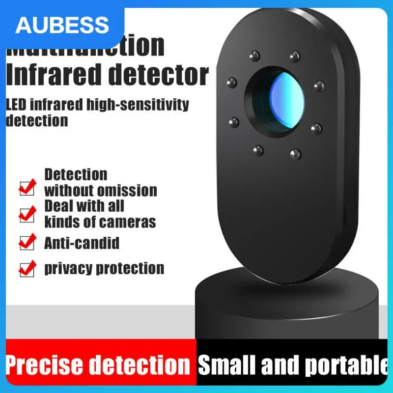 

Black Detector Camera Detector Continuous Detection Protect Privacy Anti-peeping Detector Scan The Environment