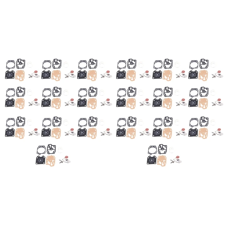 

20 SETS Carburetor Repair Kit For 40-5 44-5 32 34 26 Brush Cutter Grass Trimmer Replacement Parts