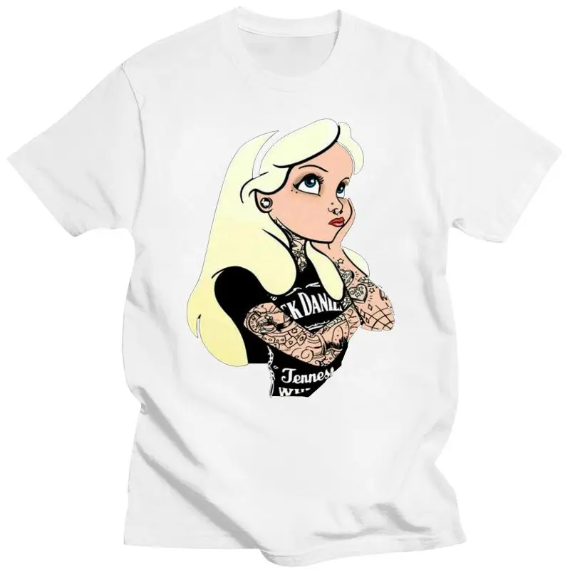

Camiseta Punk Rock y de Alicia en el país de las Maravillas, ropa tamaño S-3XL, Unisex, moda