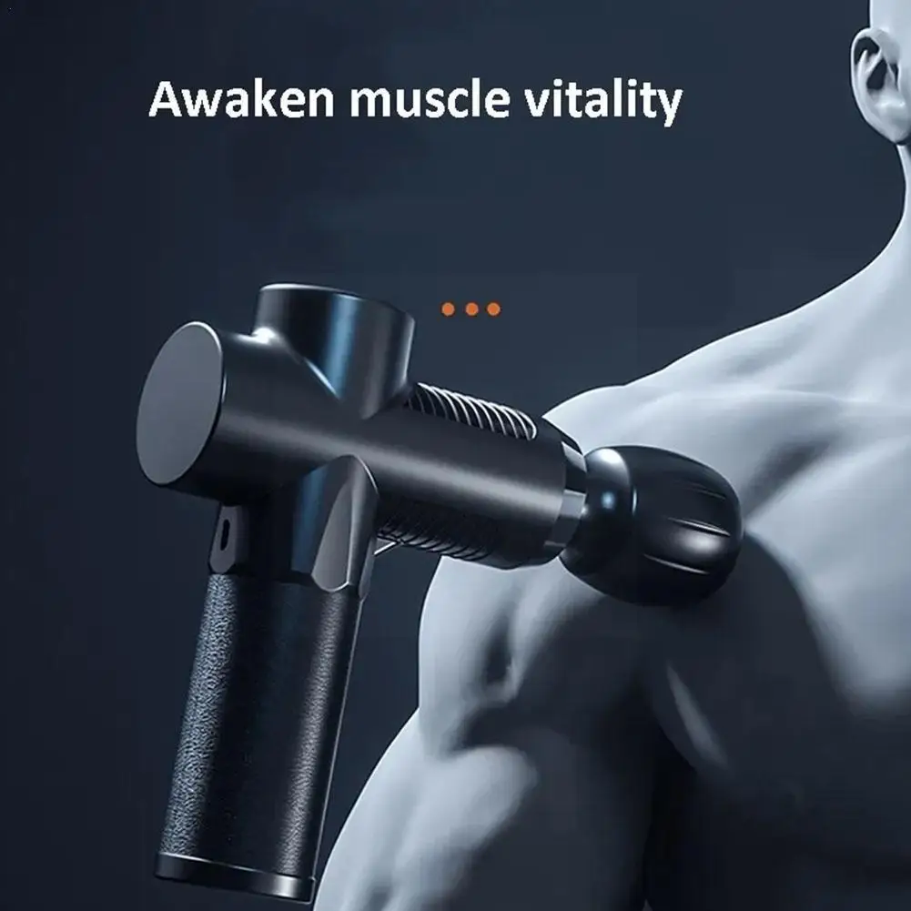 

Массажер-пистолет с зарядкой от Usb и рельефным устройством