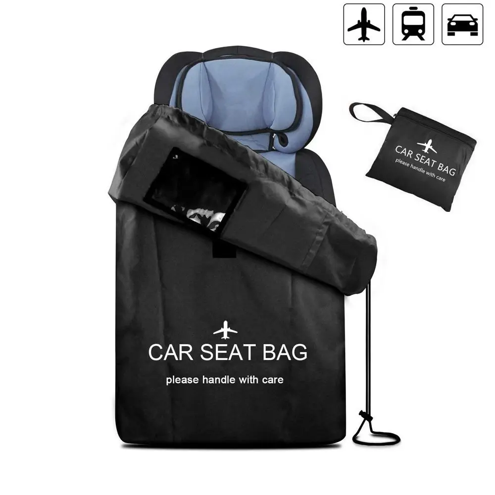 

Convenient Lightweight Black Portable Cloth For Pushchair Stroller Cover Car Seat Storage Bag Pram Travel Bag Baby Stroller Bag