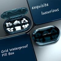 46 grid waterproof medicine pill box for storage travel pill case vitamins container plastic box capsules organizer for tablets