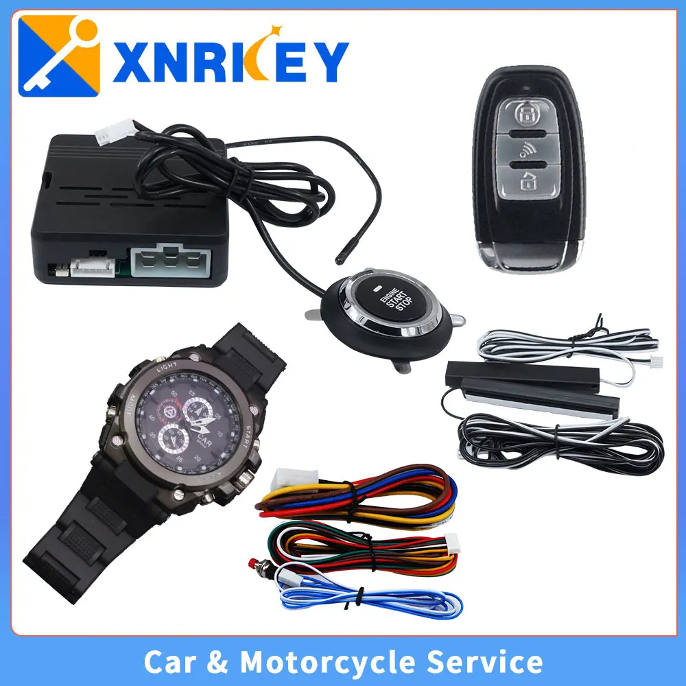 

Умные часы с кнопкой дистанционного запуска и остановки, Автомобильная сигнализация, бесключевая Система доступа, стартер двигателя автомобиля, Cardot PKE, автоматический запуск, падение