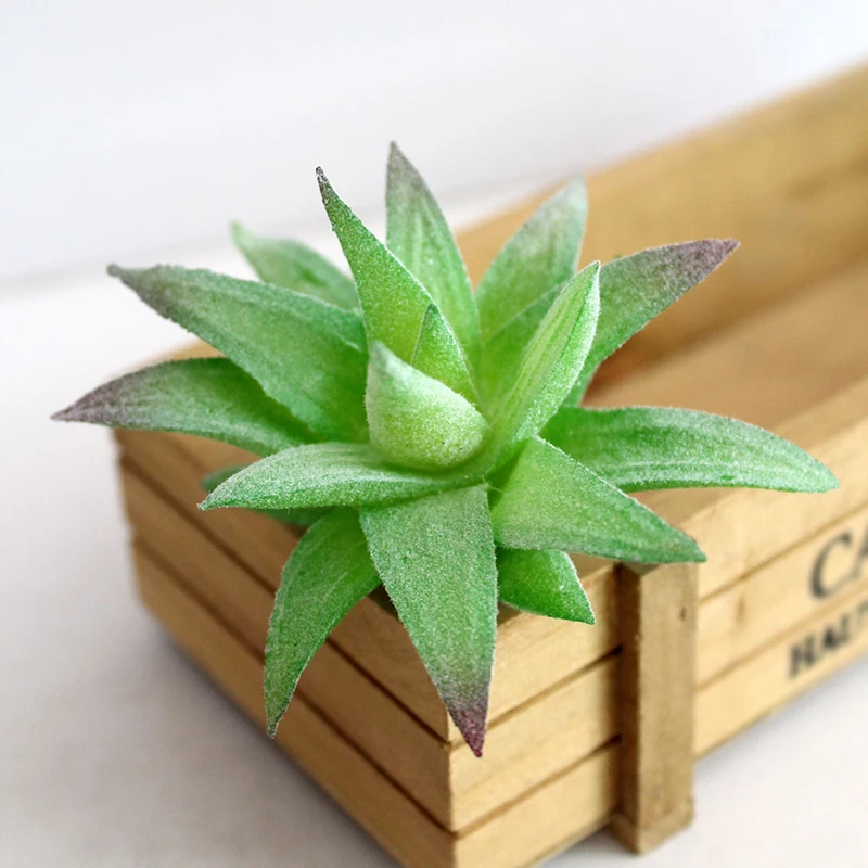 

1pc Fake Green Artificial Succulent Plant Home And Garden For Indoor Display Table Decor Living Room Wedding Gift