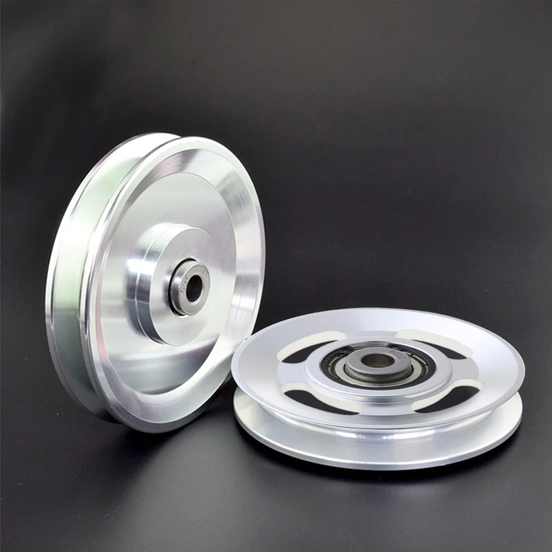 

Groove Pulley Ball Bearing Track Roller Bearing Linear Motion System Aluminum Alloy Parts Strength Stretching Sports Equipment
