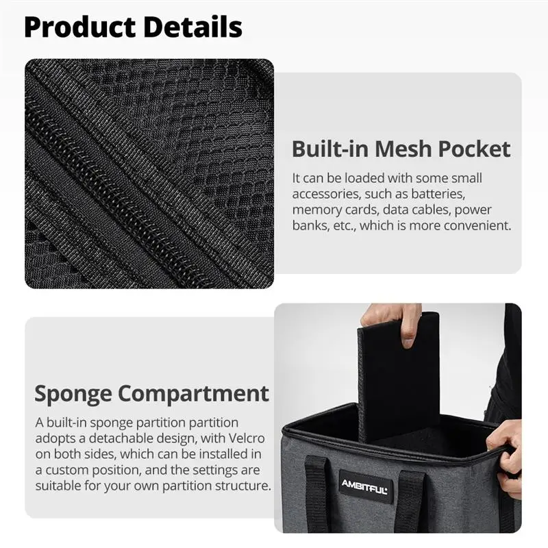 Наплечный ремешок Ambitful PB18 Портативная сумка для студийной фотосъемки фото-и