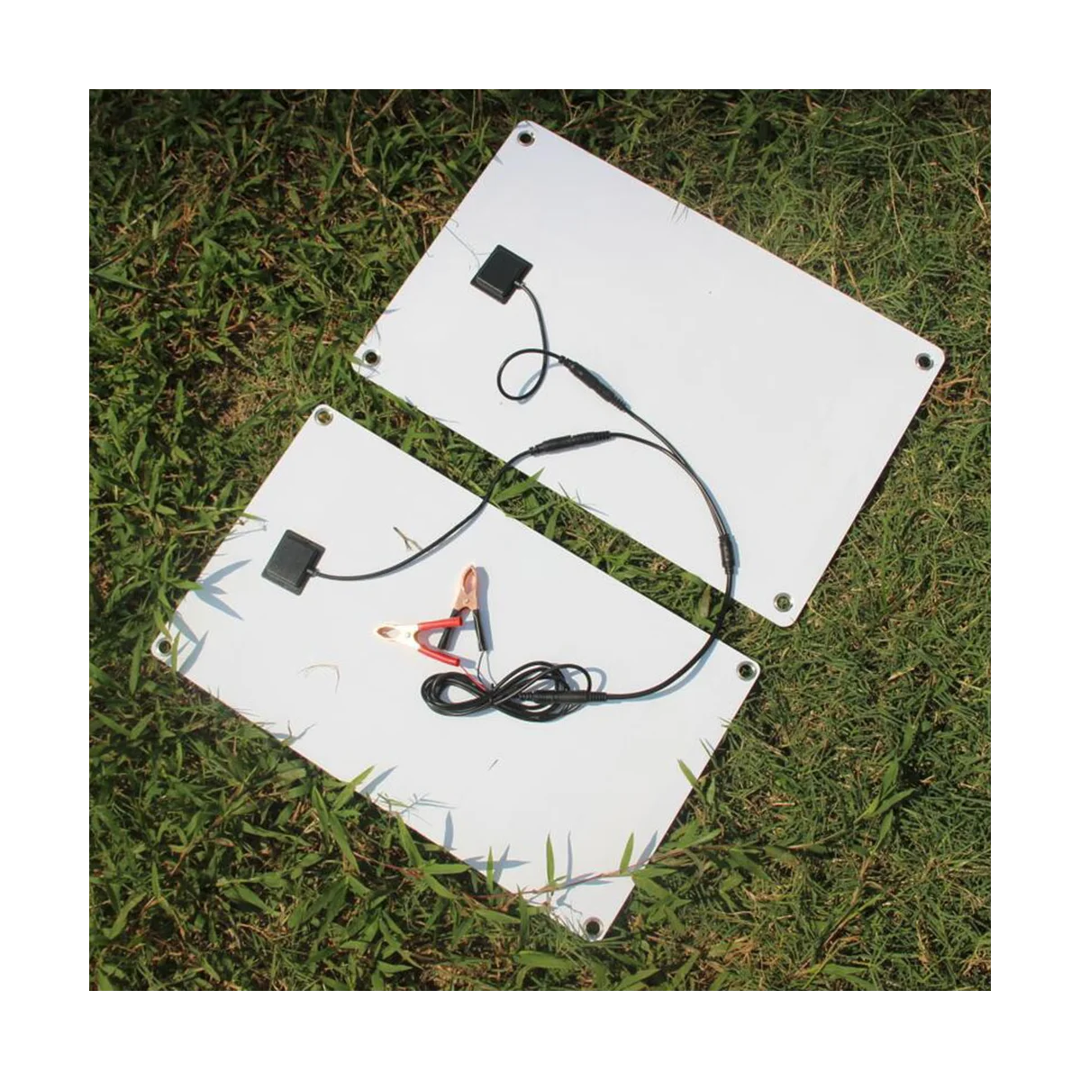 Комплект гибкой солнечной панели 20 Вт 12 В двойной порт постоянного тока уличный