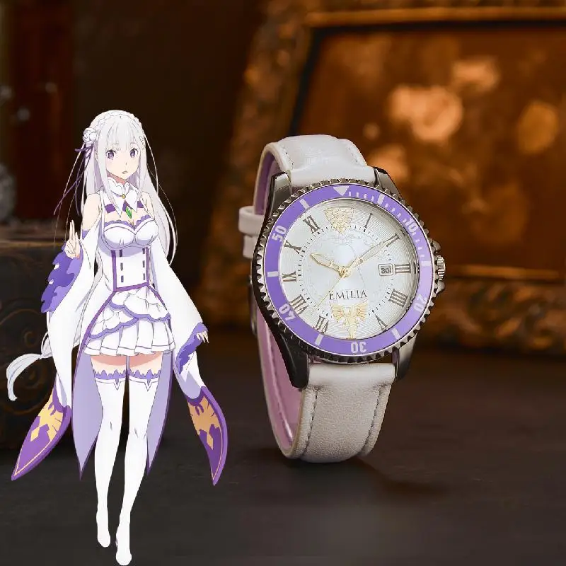 

Anime Re:Radio Life In A Different World From Zero Rezero Re0 Anime Rem LED Watch Role Action Figure Fan Gift