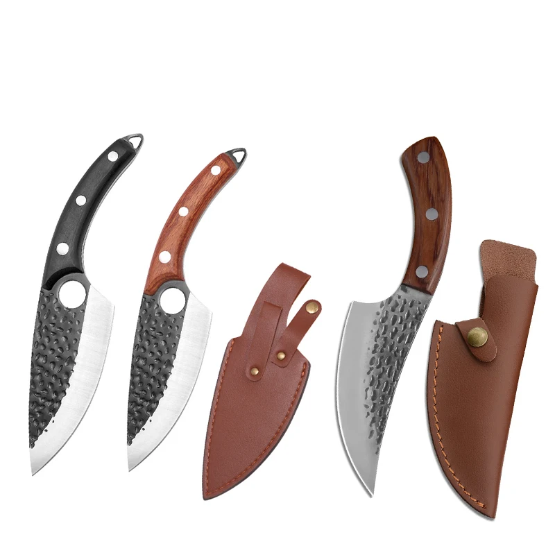 

Handmade Forged High Carbon Steel Kitchen Knife Boning Knifes Fish Filleting Knife Meat Cleaver Chef Butcher Knife Cooking Tools