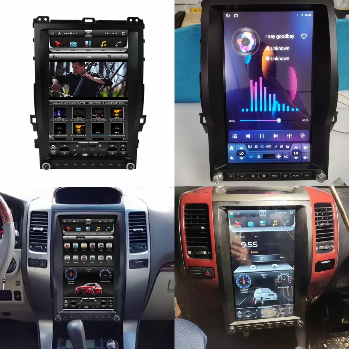 13 6-дюймовый автомобильный радиоприемник Android для Toyota Land Cruiser Prado 120/Lexus GX470 2002-2009