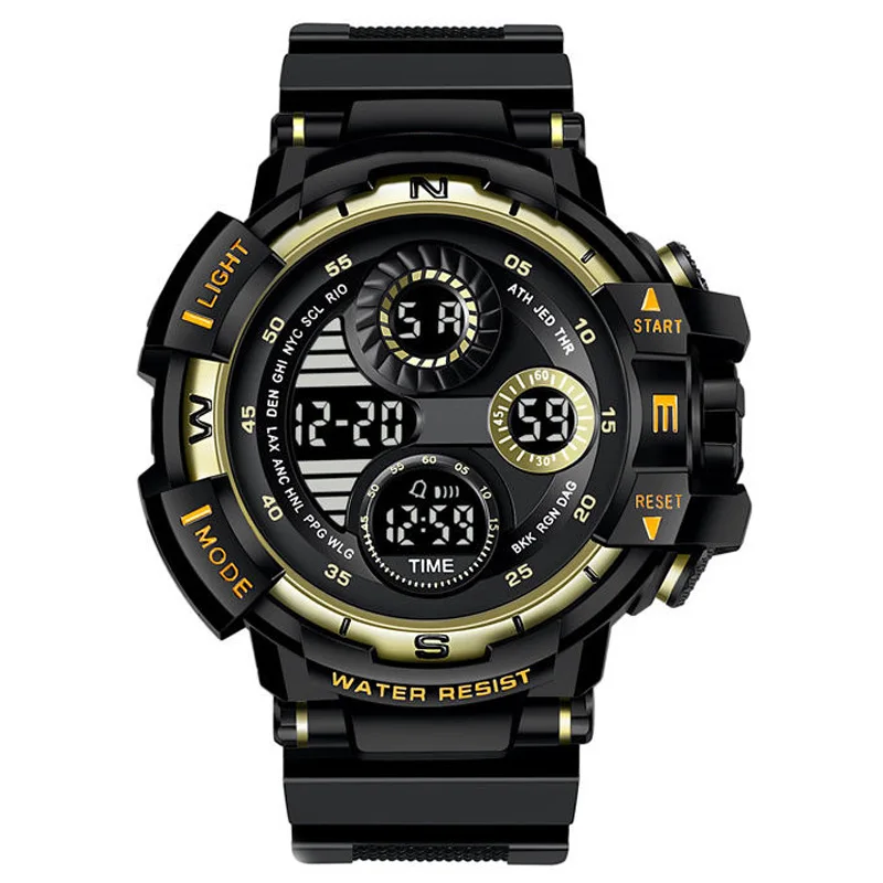 Enlarge Trend Electronic Watch Men's Watch Trend Multi-function Men's Sports Watch Alarm Clock Simple Student Watch
